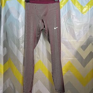 Nike Pro Elite Running Racing Tights Garnet Gold Size L Made In USA DA2908-673